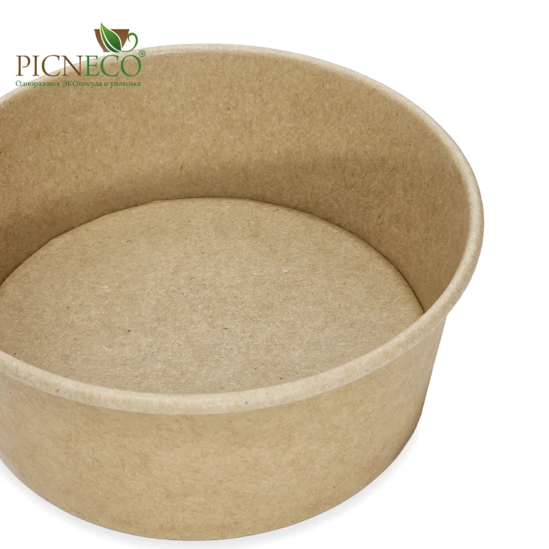 товар Контейнер круглый 600 мл, крафт KM165KR